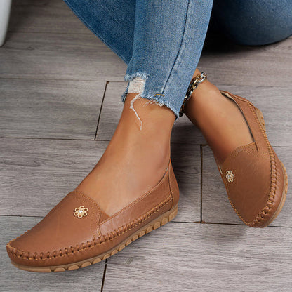 🔥Best Seller-Last Day Sale 60% OFF🔥 Orthopedic leather shoes, Lightweight, Anti-Slip, Breathable for Women