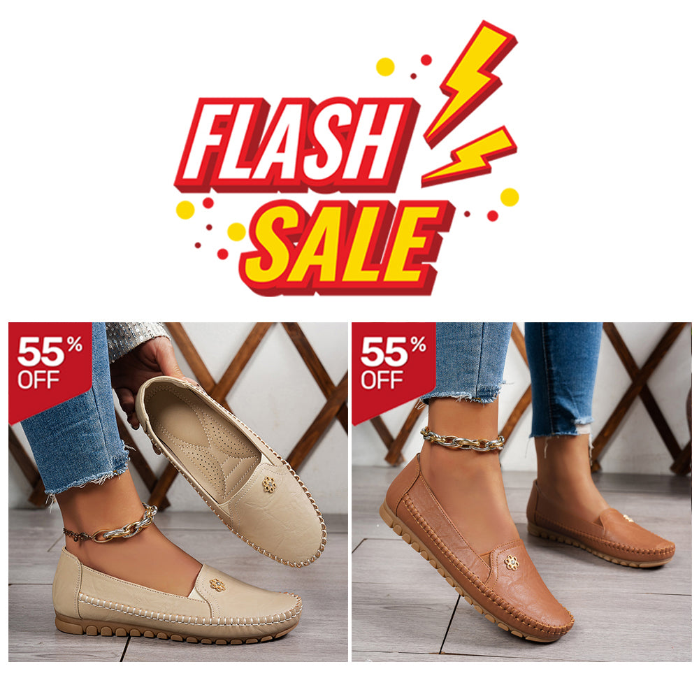 🔥Best Seller-Last Day Sale 60% OFF🔥 Orthopedic leather shoes, Lightweight, Anti-Slip, Breathable for Women