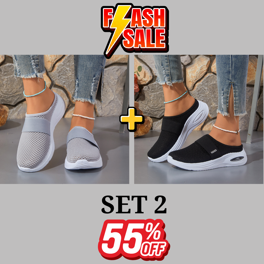 💥 Mega Sale - 60% OFF Best Sellers Today Only! 💥Women's Comfort Mesh Sneakers Platform Walking Shoes