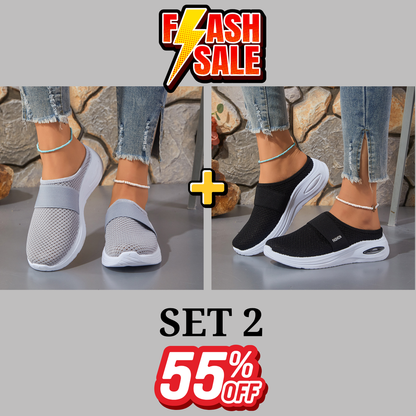 💥 Mega Sale - 60% OFF Best Sellers Today Only! 💥Women's Comfort Mesh Sneakers Platform Walking Shoes